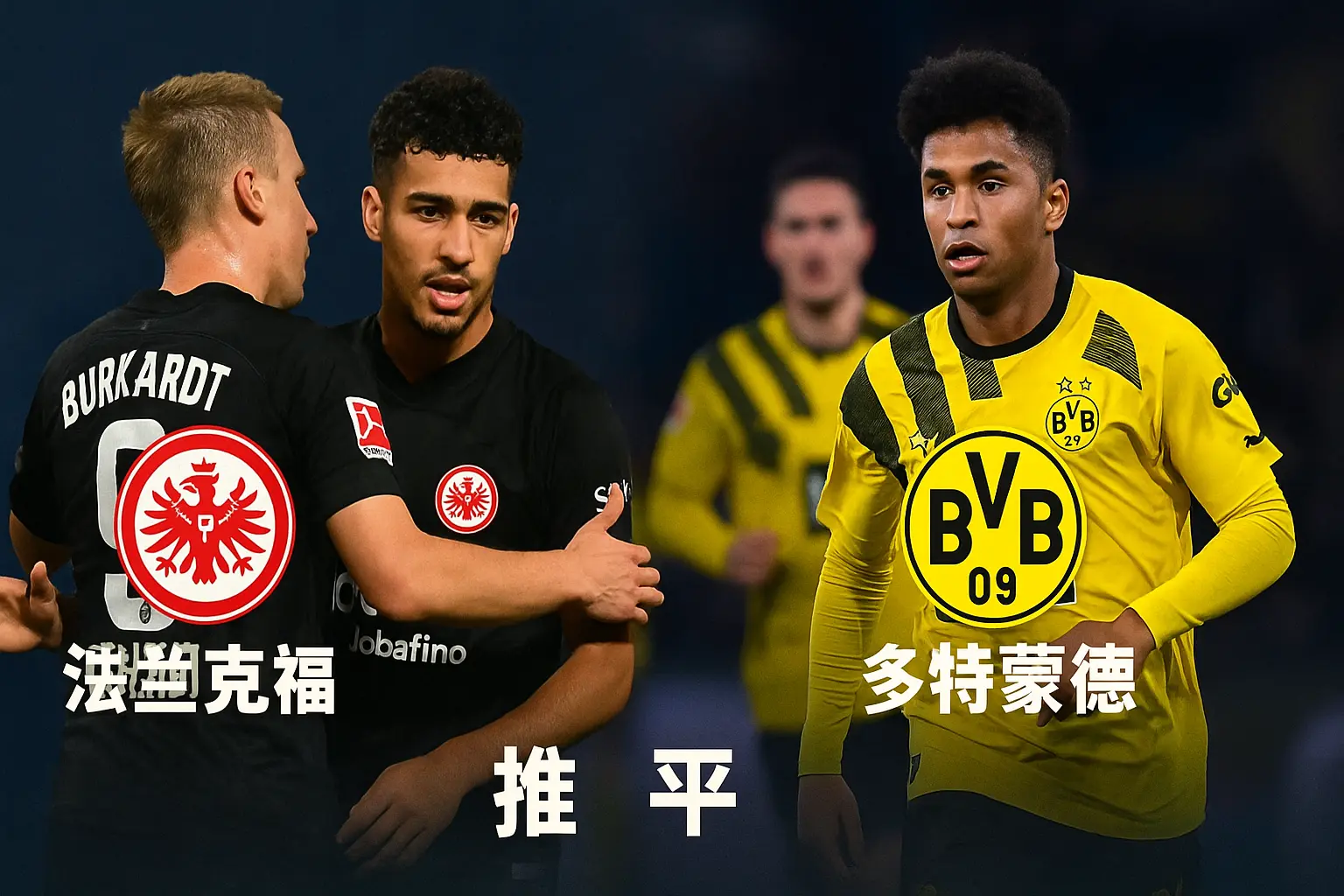 德国杯焦点战 法兰克福硬碰多特蒙德 杯赛之夜谁能笑到最后?