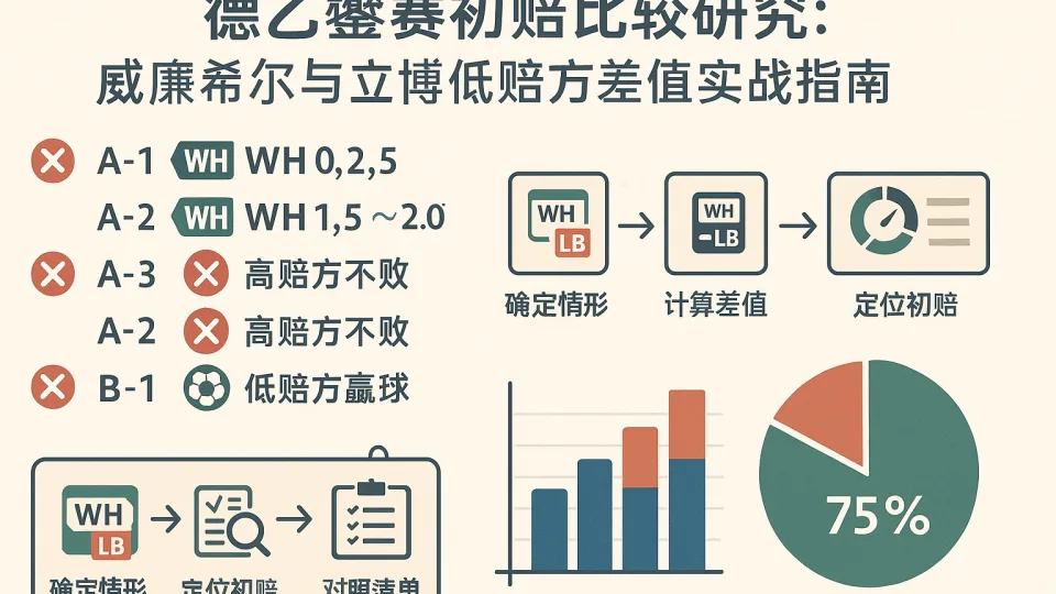 德乙联赛初赔比较研究：威廉希尔与立博低赔方差值实战指南