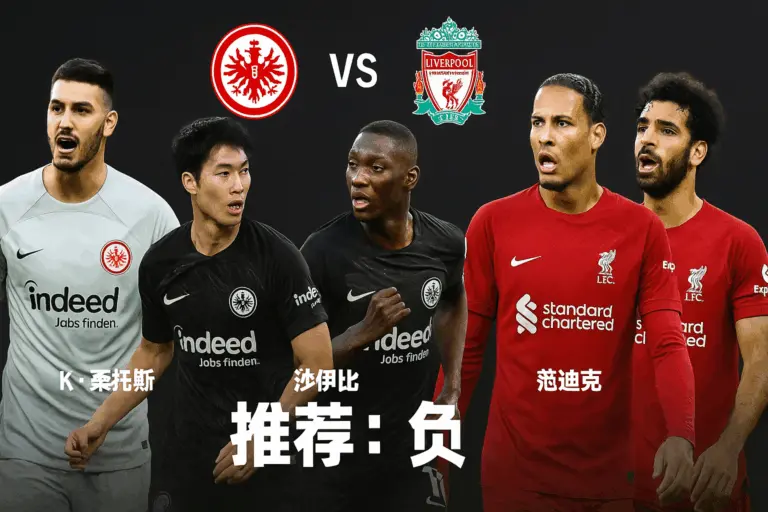 欧冠推荐：法兰克福VS利物浦——红军迎反弹良机，德甲劲旅主场危机四伏