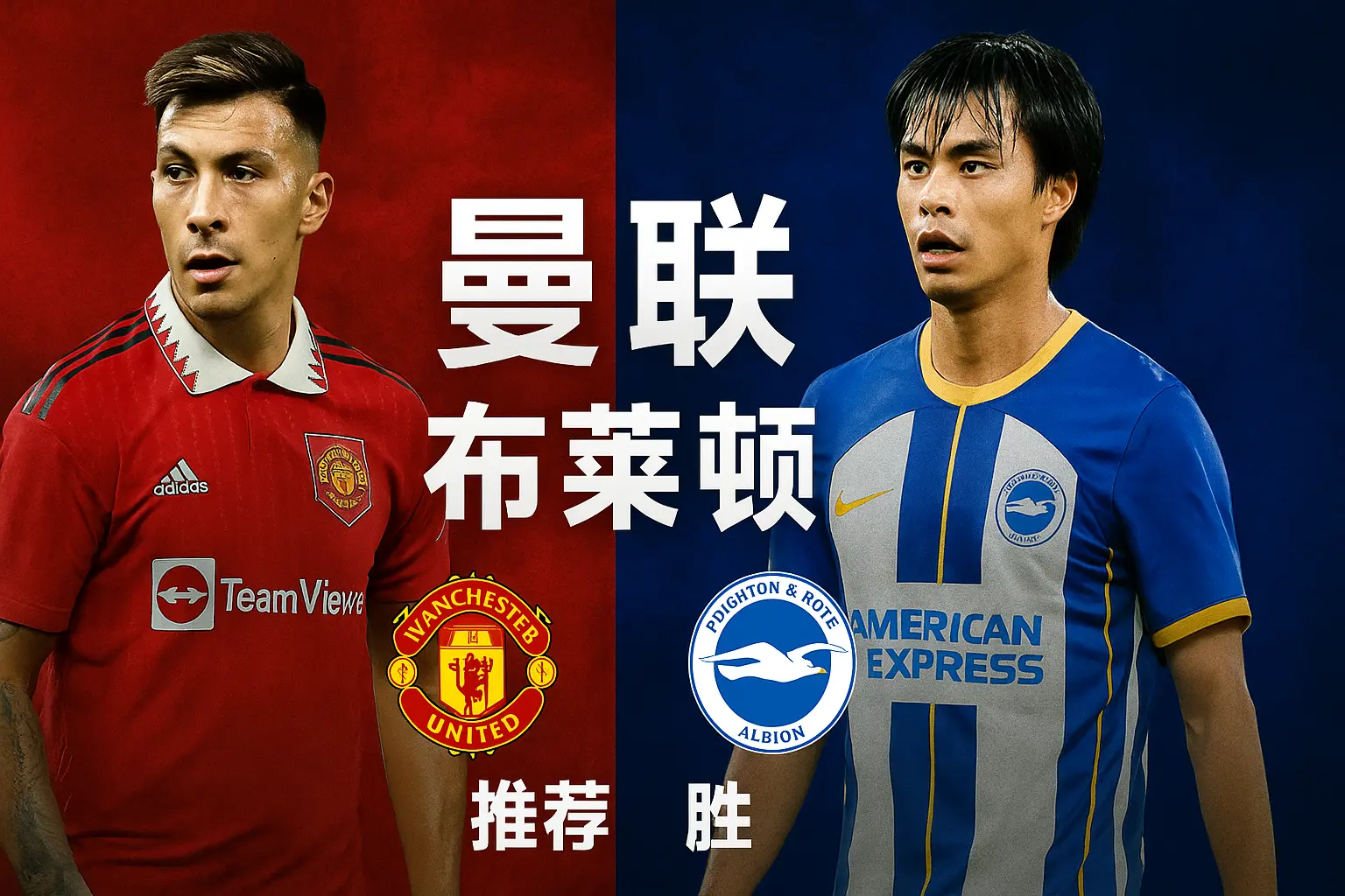 英超推荐:曼联VS布莱顿——红魔主场力争反弹,海鸥客场欲延续强势