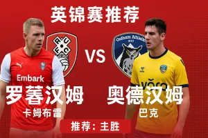 英锦赛推荐:罗瑟汉姆VS奥德汉姆——主场龙迎反弹良机