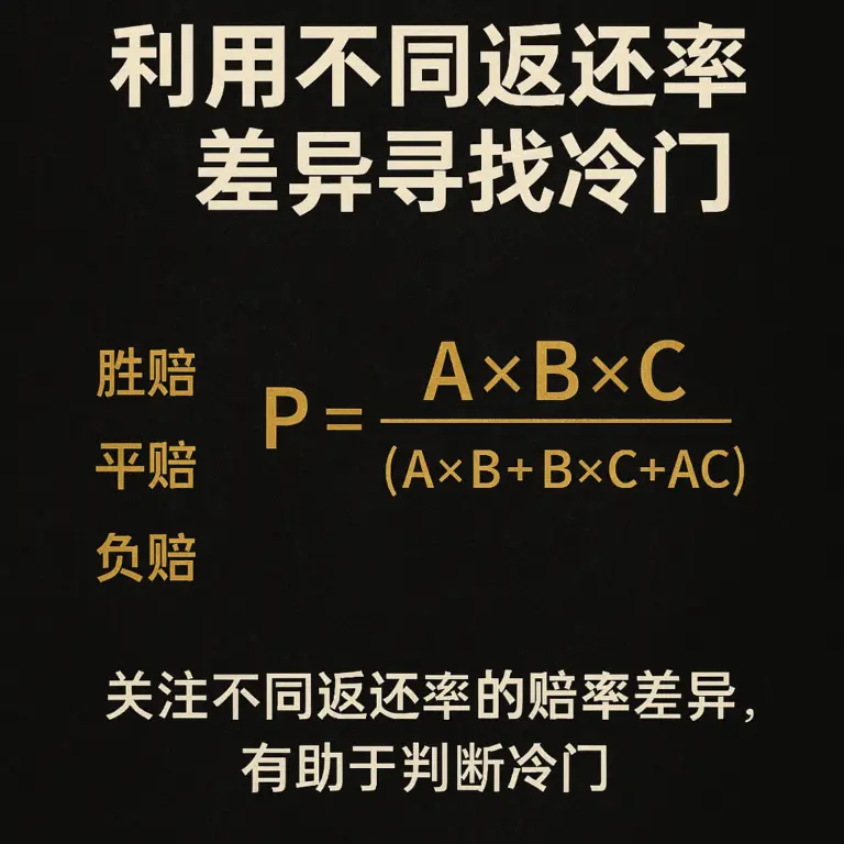 利用返还率差异寻找冷门：从公式到实战