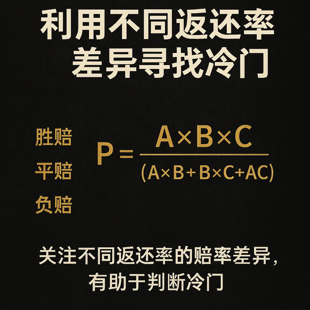 利用返还率差异寻找冷门：从公式到实战