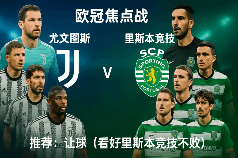 欧冠推荐：尤文图斯VS里斯本竞技——老妇人伤病困扰，葡超新贵或再爆冷门