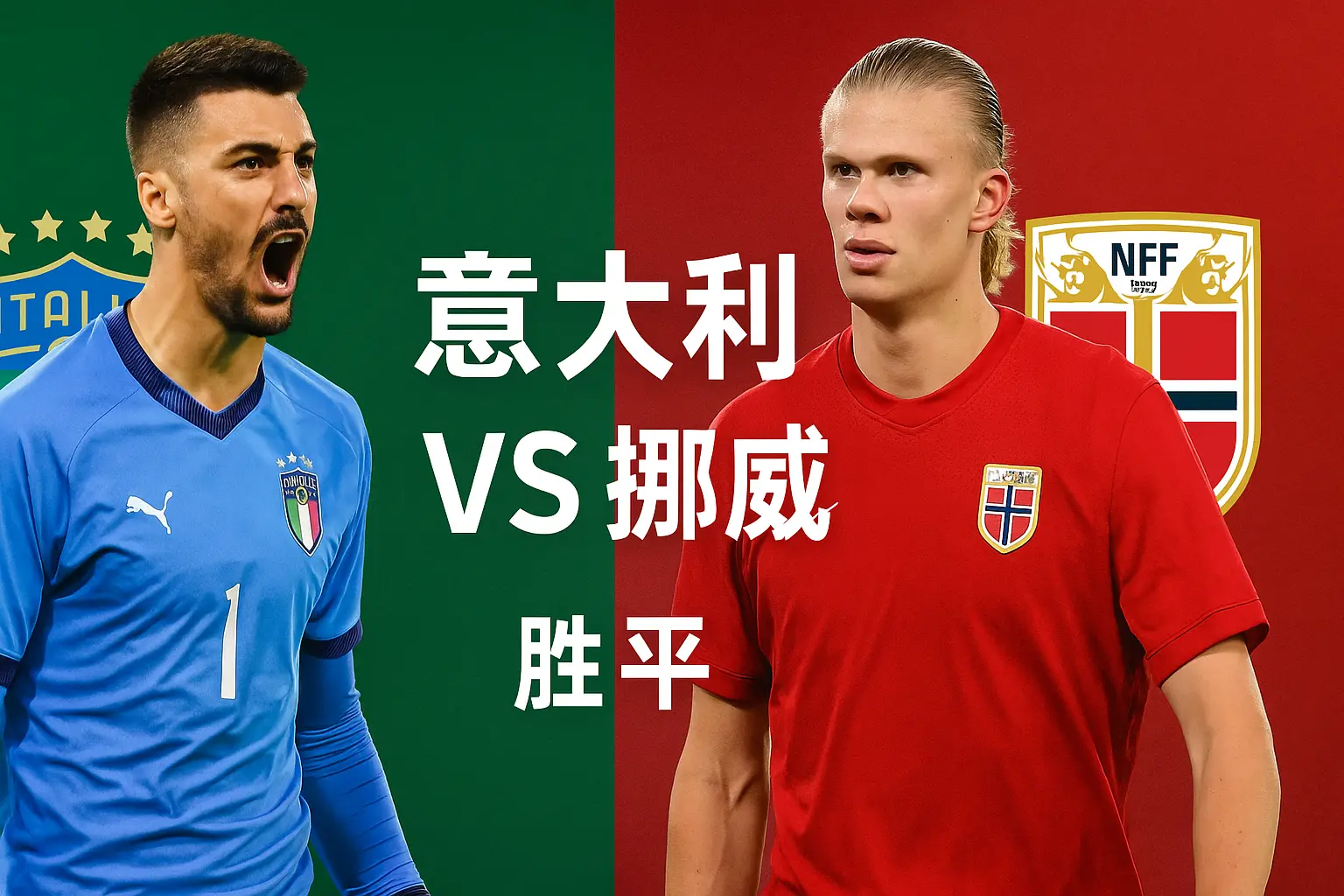 欧洲预选分析：意大利 VS 挪威——蓝衣军团主场硬扛火力最强劲敌