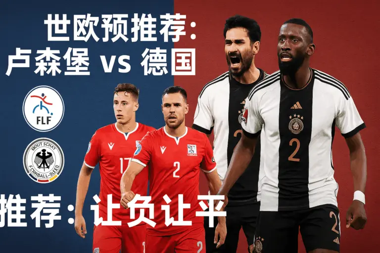 世欧预：卢森堡 vs 德国 —— 双方实力差距明显，德国有望轻松带走三分