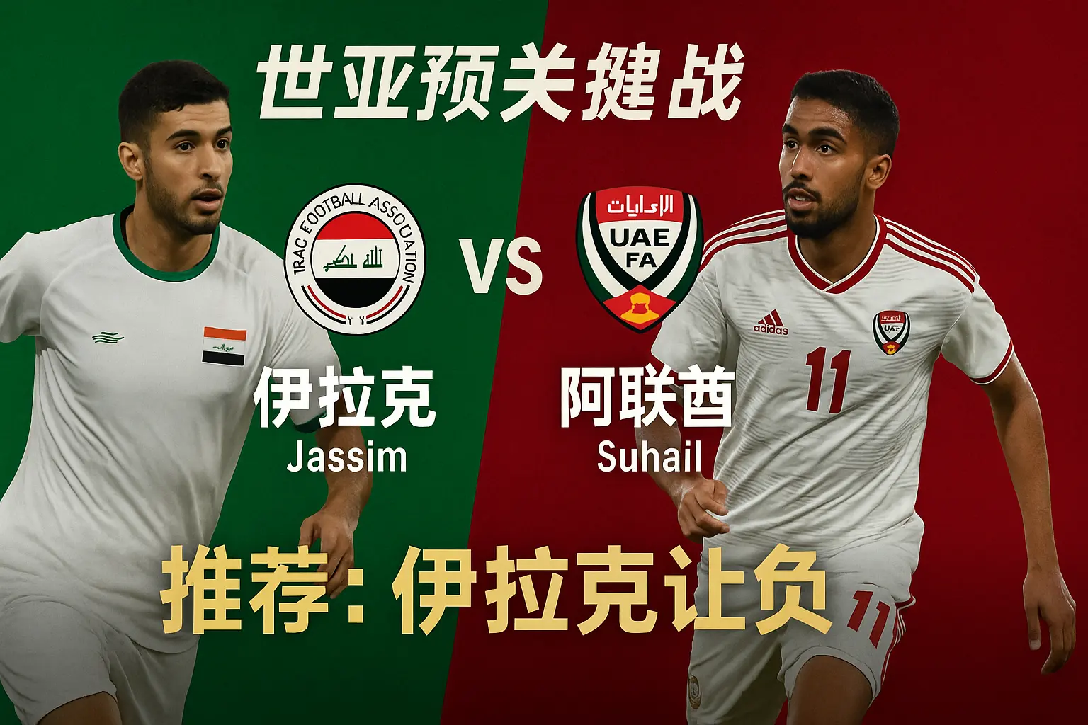 世亚预附加赛:伊拉克VS阿联酋——防守博弈下的晋级生死战