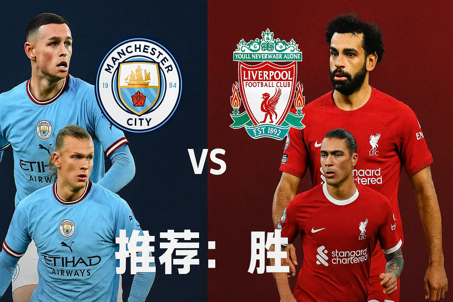 英超重磅对决:曼城坐镇主场迎战利物浦!蓝月亮能否终结红军连胜?