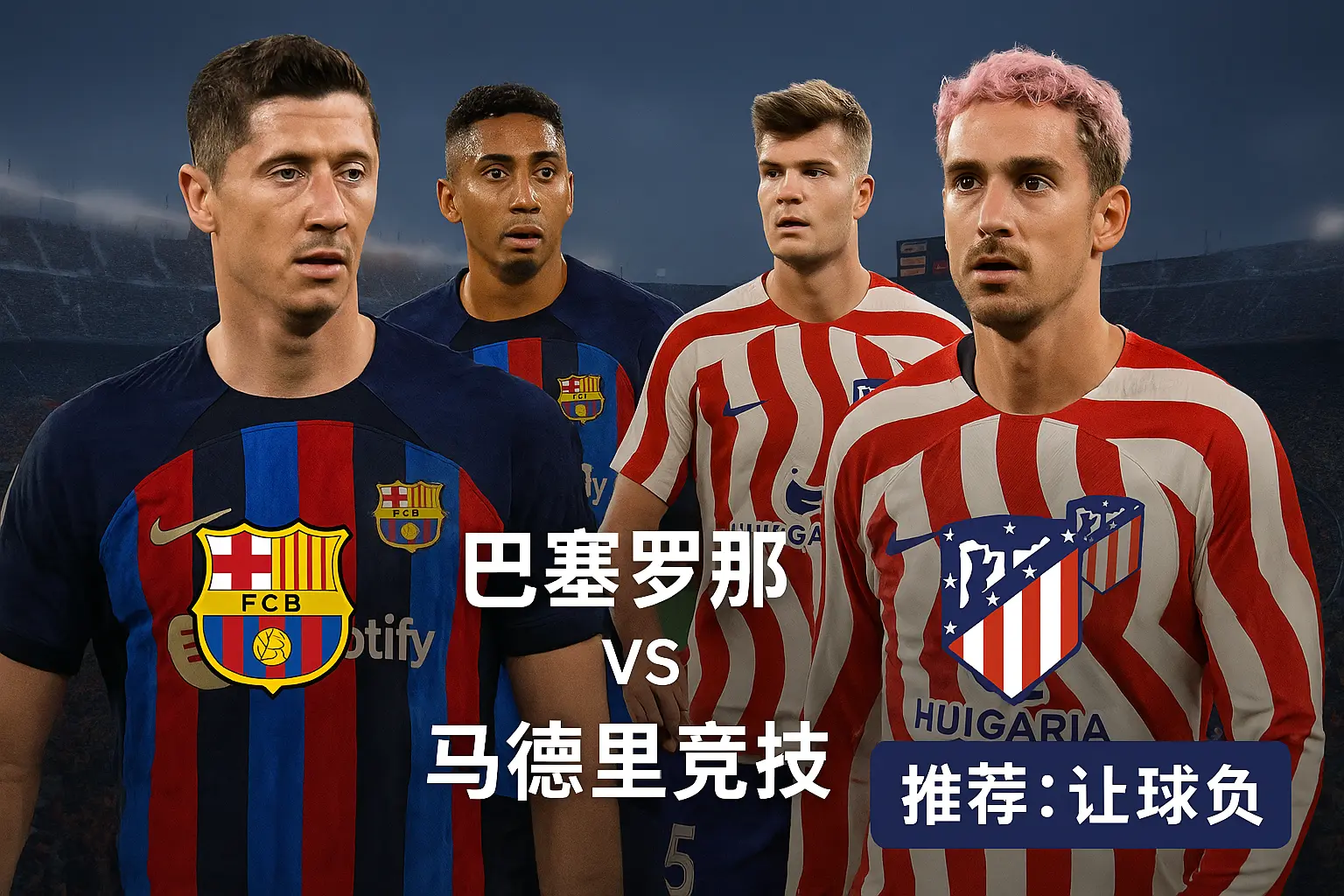巴塞罗那 vs 马德里竞技|主队防线存短板,马竞的稳定更具投资价值