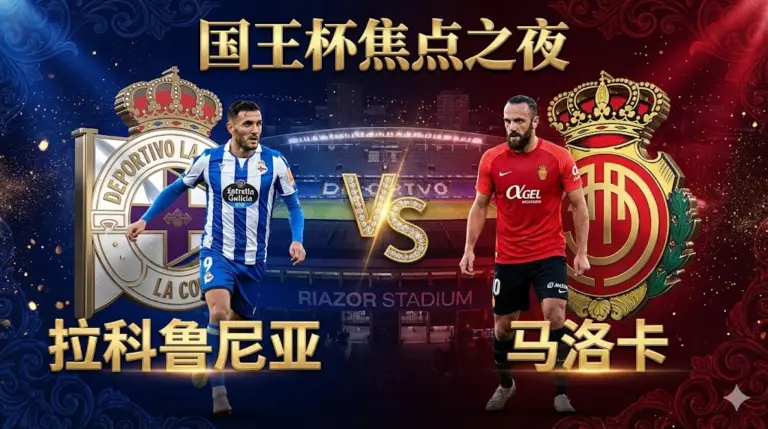 国王杯前瞻：拉科鲁尼亚VS马洛卡，联赛跨级对话，昔日豪门主场难言稳胜