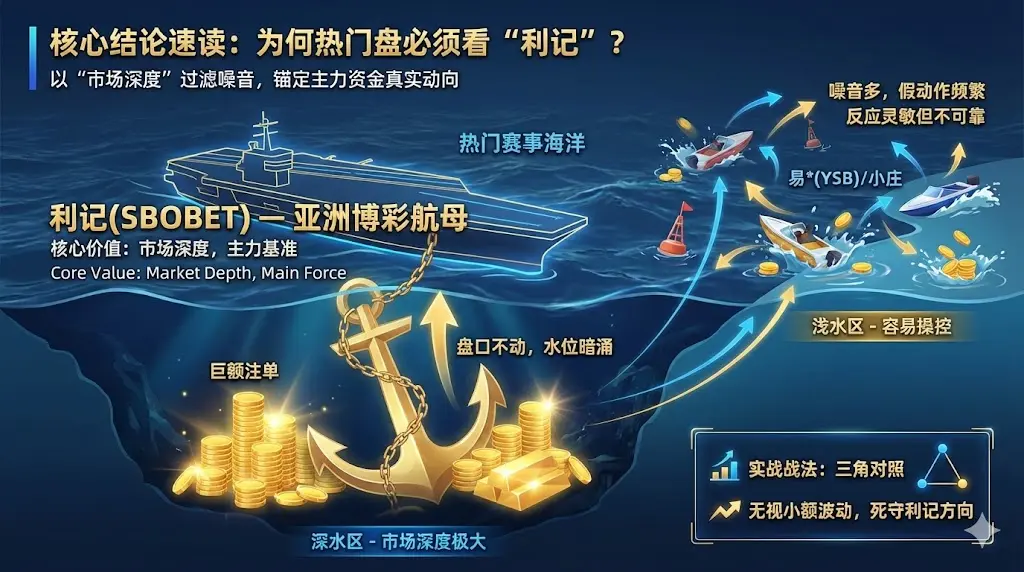 雷速 利*：SBO 市场深度怎么看，热门盘怎么做对照