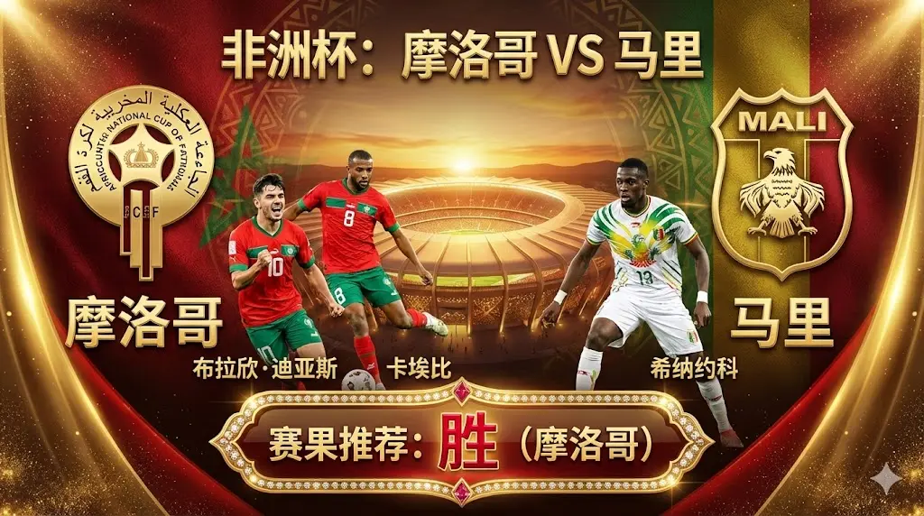 摩洛哥 VS 马里｜东道主控球压迫强，马里防线抗压是关键