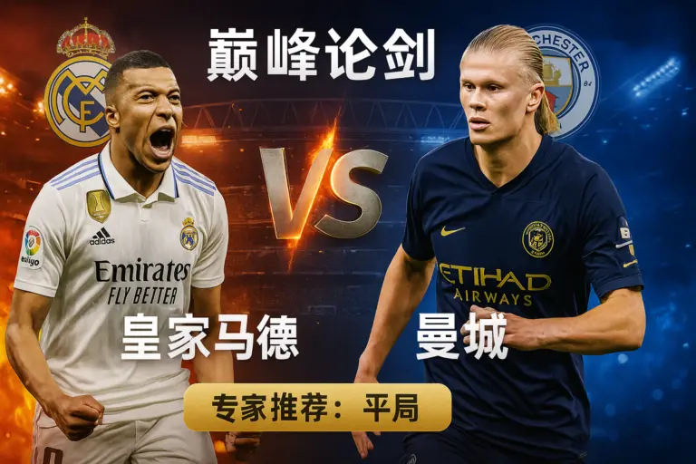 欧冠巅峰论剑：皇马VS曼城，伯纳乌上演火星撞地球
