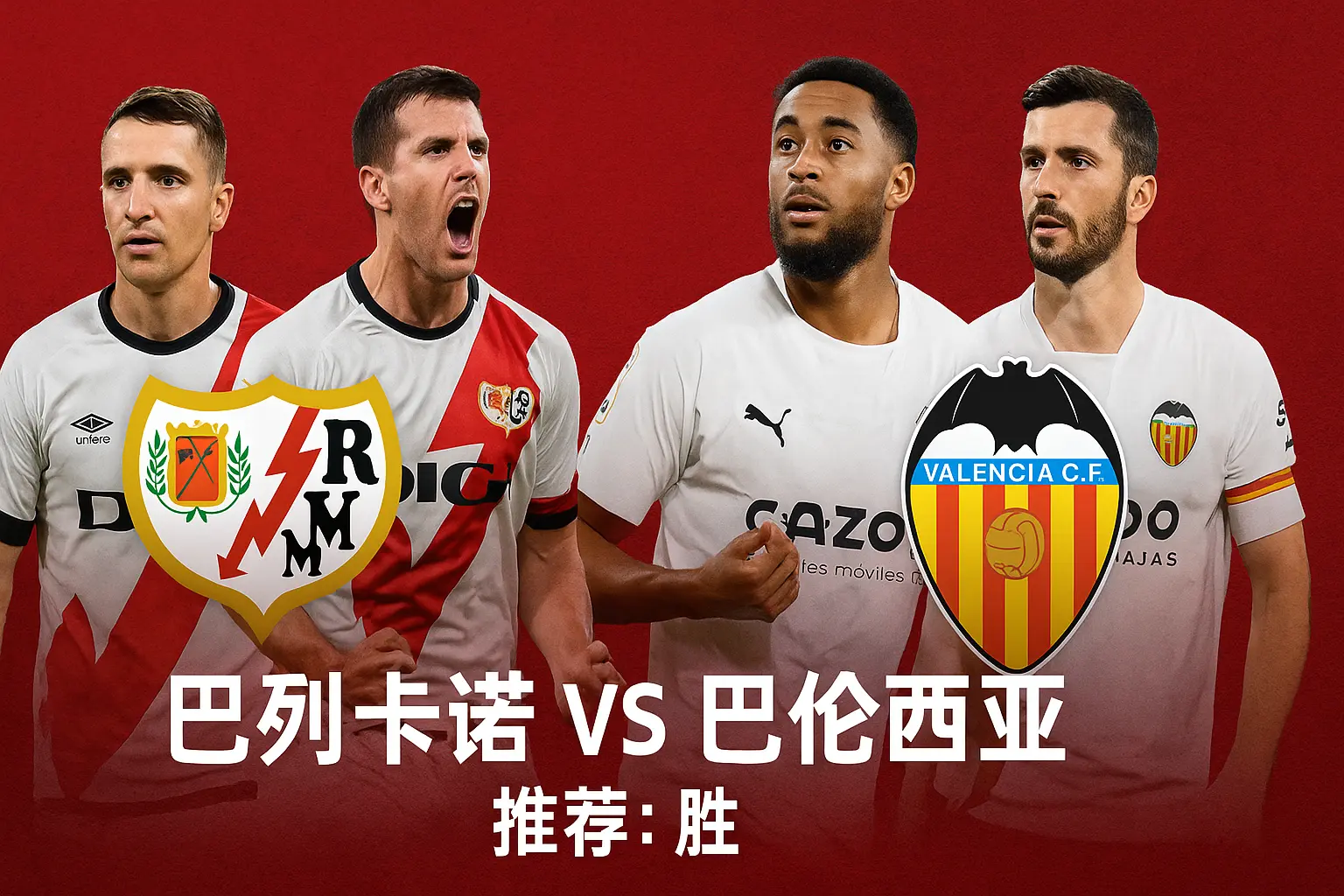 西甲焦点战:巴列卡诺 vs 巴伦西亚——主队虽伤兵满营但更值得追捧