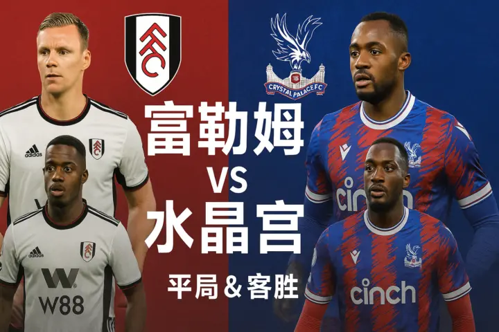 英超推荐：富勒姆 vs 水晶宫  水晶宫整体稳定性更高，富勒姆主场攻强守弱隐患明显