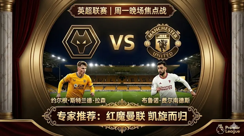 英超夜场：狼队VS曼联！莫利纽球场难演克星本色，红魔客场势不可挡