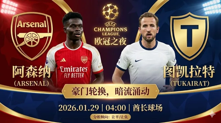 阿森纳 VS 图凯拉特｜榜首已定启用轮换，深盘之下防赢球输盘