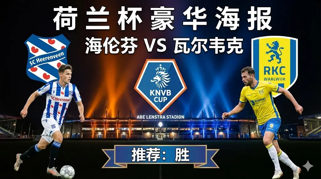 海伦芬 VS 瓦尔韦克｜荷甲中坚主场以逸待劳，荷乙客队防线难挡强攻