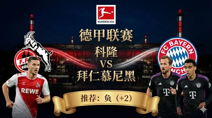 【德甲分析】：科隆 vs 拜仁慕尼黑｜德甲班霸客场出击，科隆防线恐遭“屠戮”