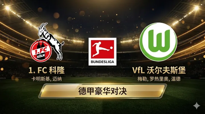 【德甲分析】：科隆 VS 沃尔夫斯堡｜主场止颓有望，关注双方“互捅”格局