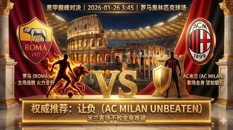 罗马VSAC米兰｜红狼主场连胜气势足，米兰客场不败金身难破