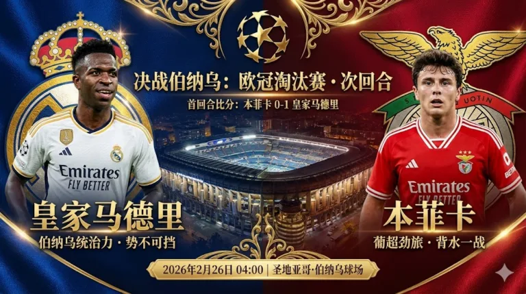 皇马 VS 本菲卡｜伯纳乌统治力强，主队以逸待劳