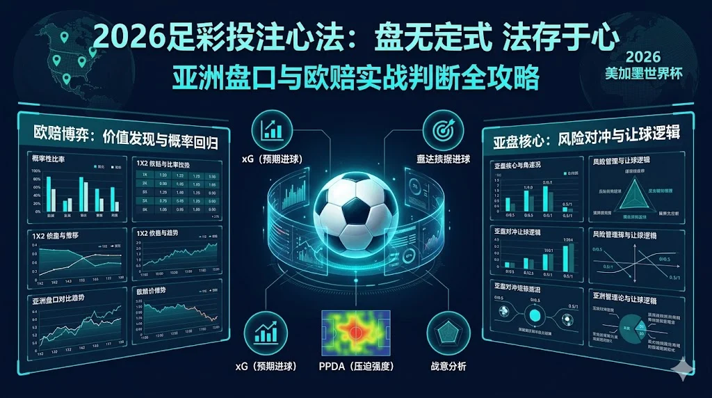 2026足彩投注心法:盘无定式 法存于心,亚洲盘口欧赔实战判断全攻略