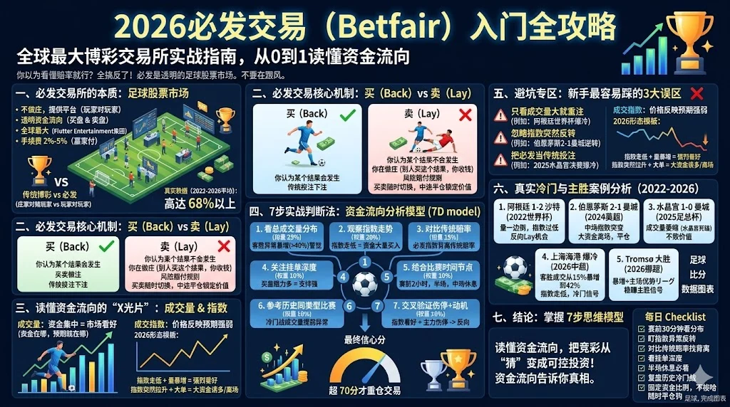 2026必发交易（Betfair）入门全攻略：全球最大博彩交易所实战指南，从0到1读懂资金流向