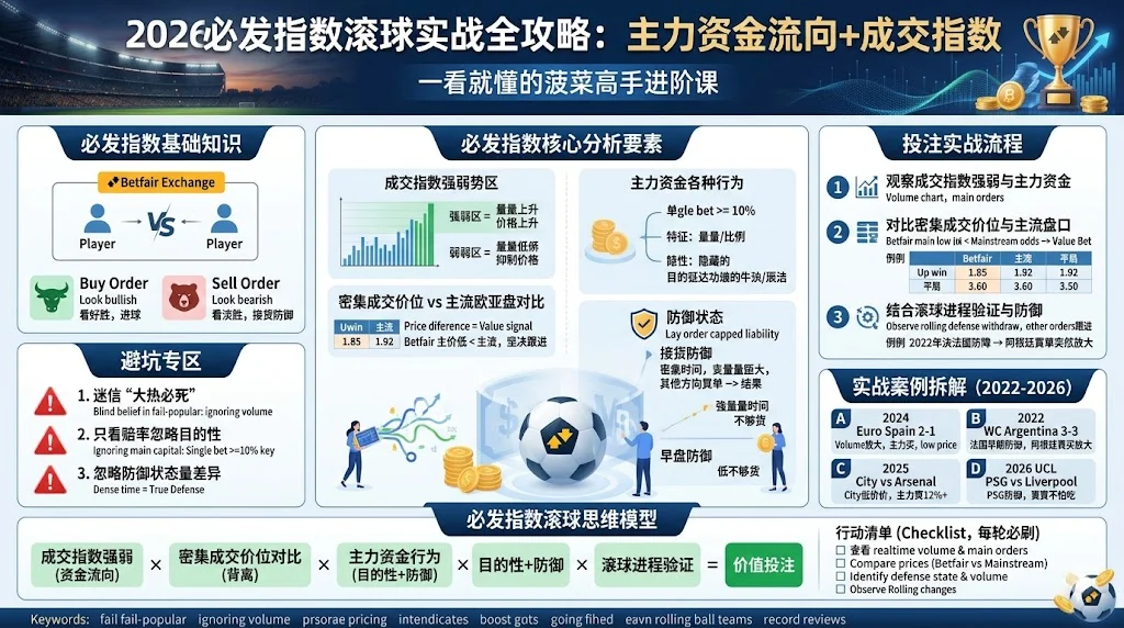 2026必发指数滚球实战全攻略：主力资金流向+成交指数，一看就懂的菠菜高手进阶课