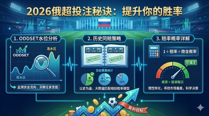 2026俄超投注秘诀：ODDSET水位分析、历史同赔策略与赔率概率详解，提升你的胜率