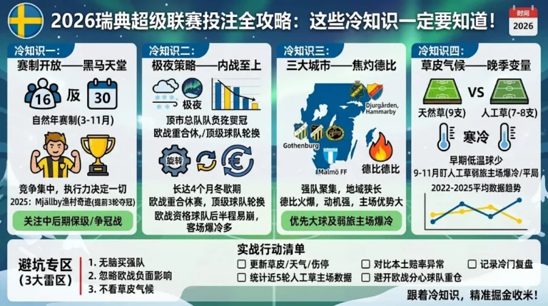 2026瑞典超级联赛怎么买？这些冷知识一定要知道！