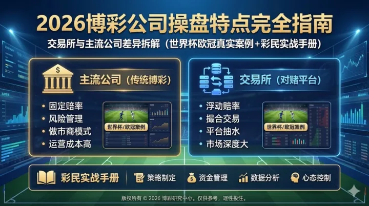 2026博彩公司操盘特点完全指南：交易所与主流公司差异拆解