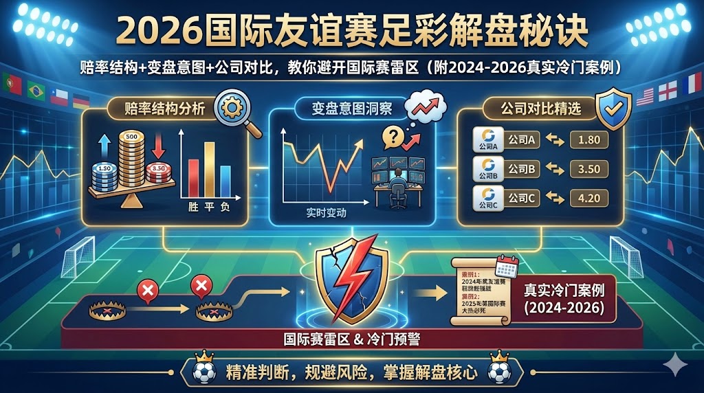 2026国际友谊赛足彩解盘秘诀：赔率结构+变盘意图+公司对比，教你避开国际赛雷区