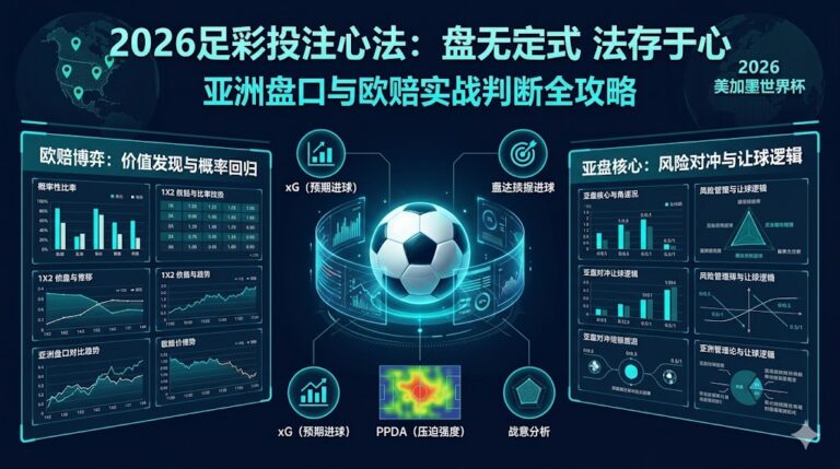 2026足彩投注心法：盘无定式 法存于心，亚洲盘口欧赔实战判断全攻略