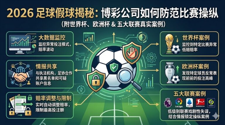 2026足球假球揭秘：博彩公司如何防范比赛操纵（附世界杯、欧洲杯&五大联赛真实案例）