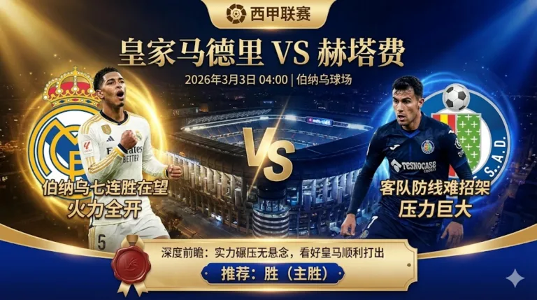 皇马 VS 赫塔费｜伯纳乌七连胜在望，客队防线难招架