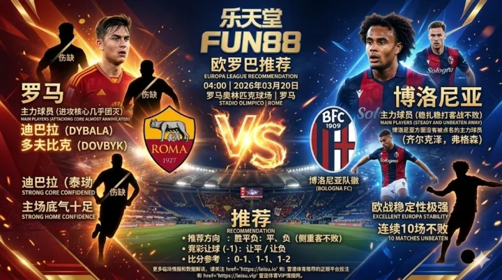 【欧罗巴分析】：罗马VS博洛尼亚｜罗马进攻核心几乎团灭，博洛尼亚稳扎稳打客战不败