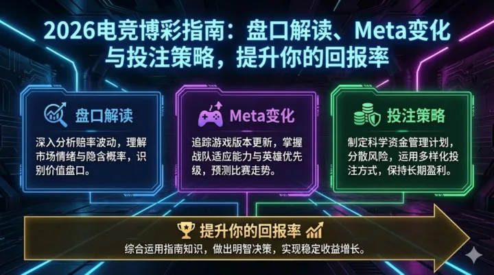 2026电竞博彩指南：盘口解读、Meta变化与投注策略，提升你的回报率