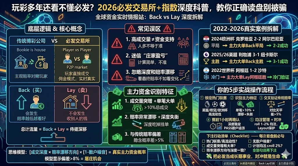 玩彩多年还看不懂必发？2026必发交易所+指数深度科普，教你正确读盘别被骗