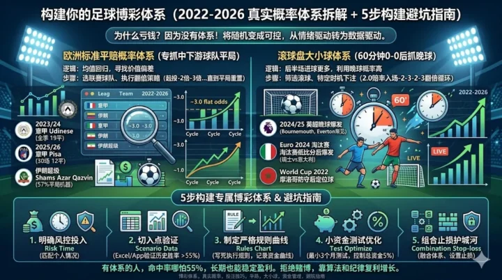 为什么大多数彩民一直亏钱？因为没有自己的足球博彩体系