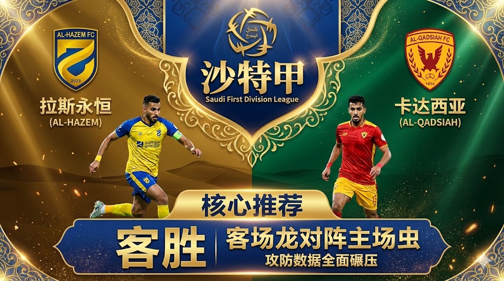 【沙特联分析】：拉斯永恒 vs 卡达西亚｜客场六连胜对阵主场九败，数据落差指向客胜