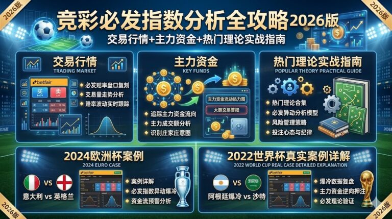 竞彩必发指数分析全攻略2026版：交易行情+主力资金+热门理论实战指南