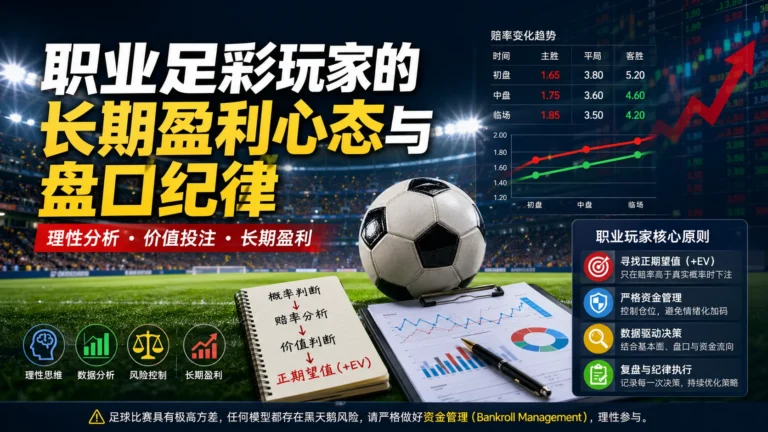 职业足彩玩家的长期盈利心态与盘口纪律