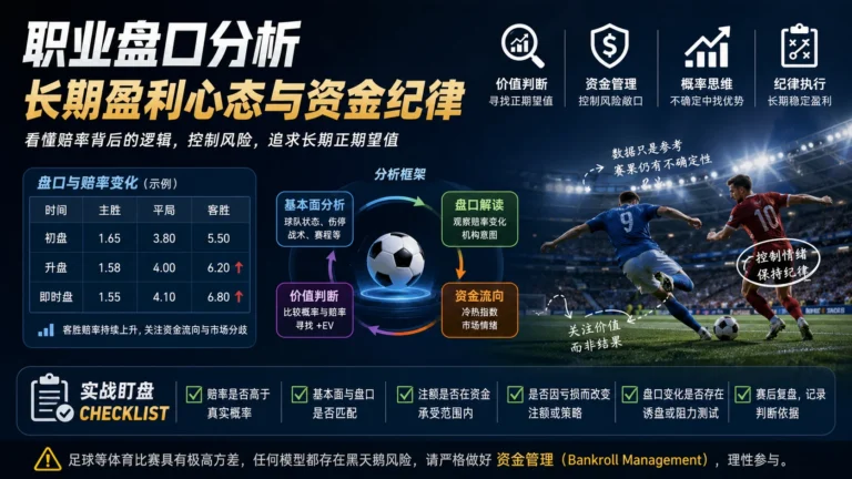 职业盘口分析的长期盈利心态与资金纪律