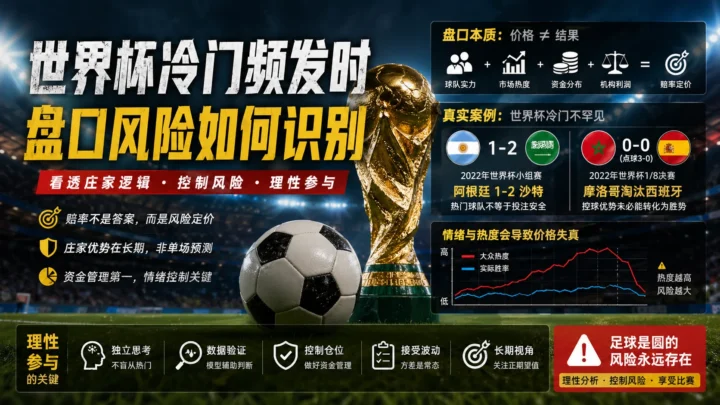 世界杯冷门频发时，盘口风险如何识别