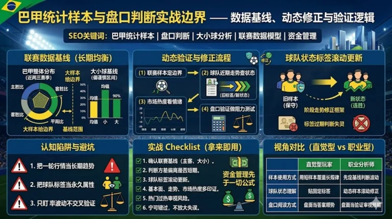巴甲统计样本与盘口判断的实战边界