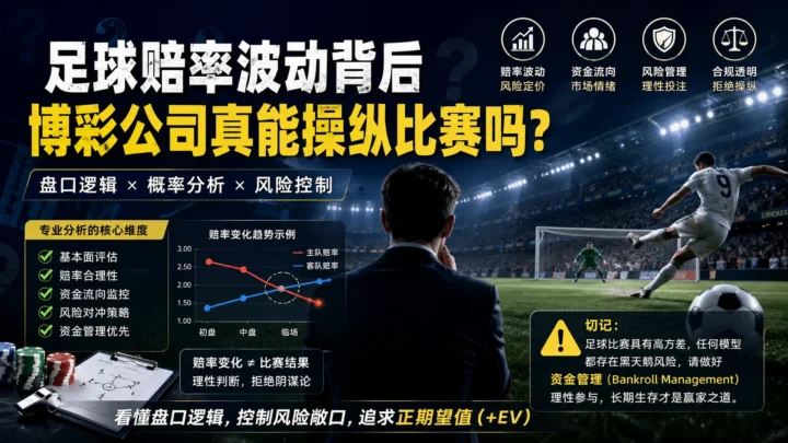足球赔率波动背后，博彩公司真能操纵比赛吗