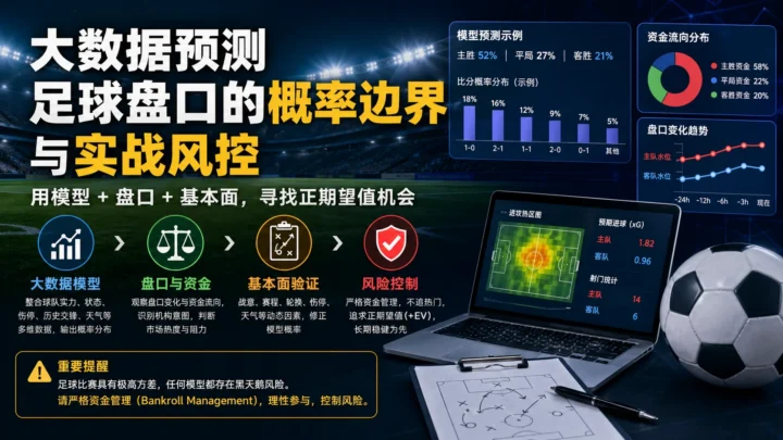 大数据预测足球盘口的概率边界与实战风控