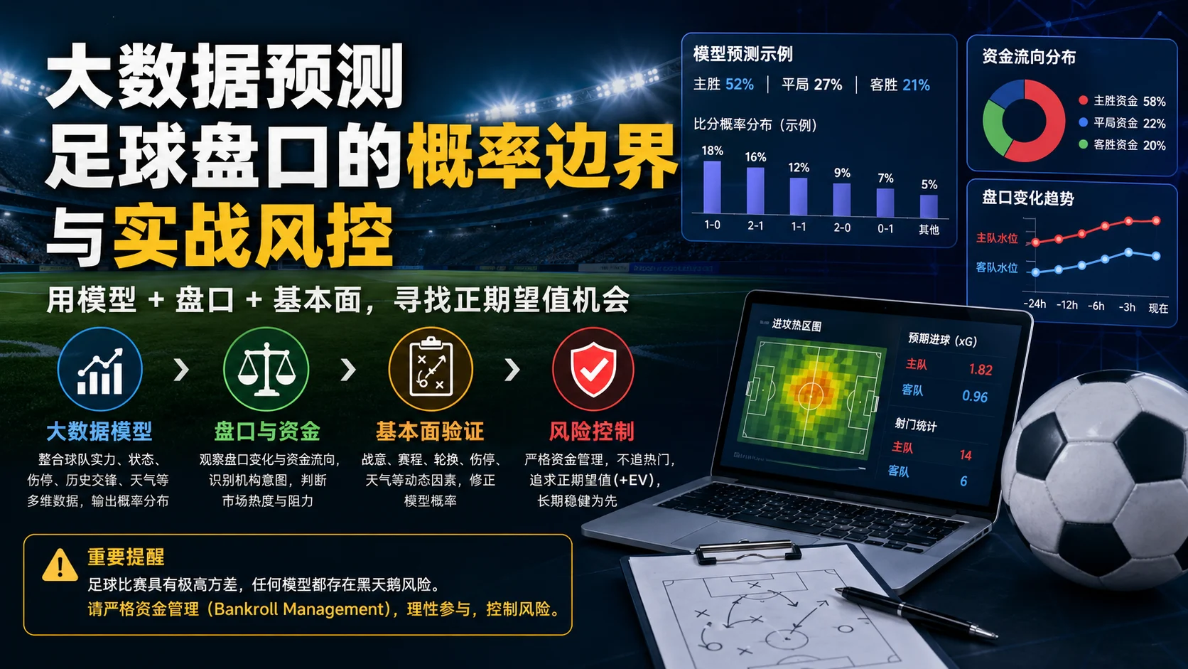 大数据预测足球盘口的概率边界与实战风控