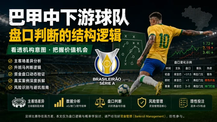 巴甲中下游球队盘口判断的结构逻辑